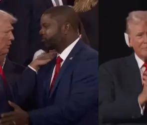 Donald Trump reaparece con oreja vendada tras intento de asesinato