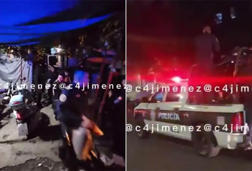 Los sujetos arrestados fueron trasladados a la fiscalía de la CDMX Los sujetos arrestados fueron trasladados a la fiscalía de la CDMX