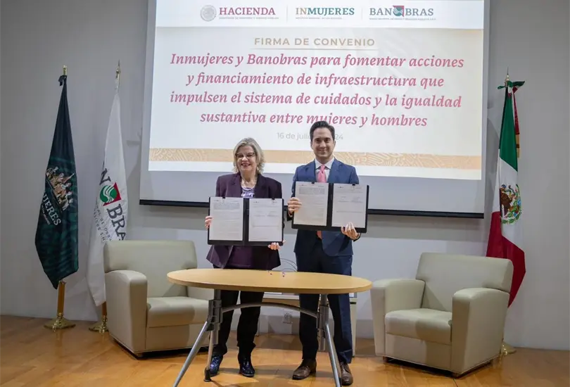 Acuerdo entre Banobras e Inmujeres. 