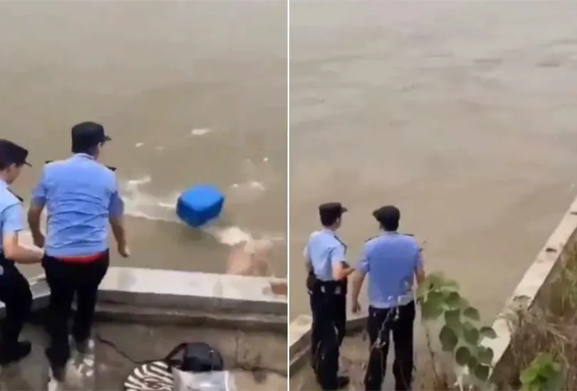 Los policías se limitaron a ver el suceso Los policías se limitaron a ver el suceso