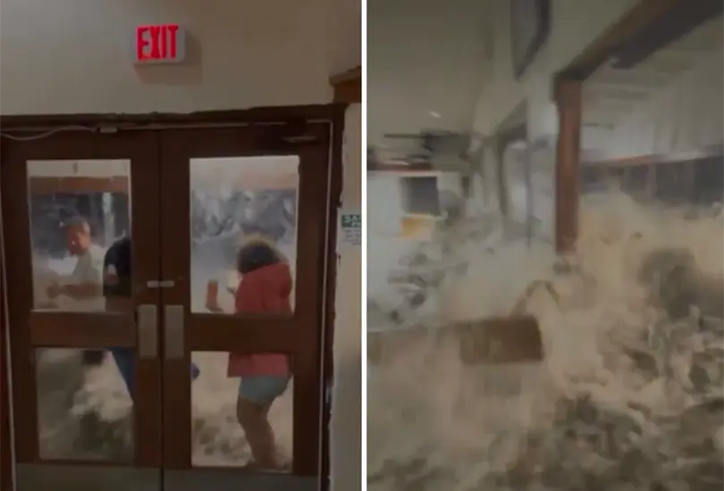 Las im&aacute;genes impactantes de la inundaci&oacute;n. 