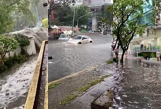 VIDEOS IMPACTANTES | La lluvia paraliza a la CDMX y las avenidas se convierten en albercas