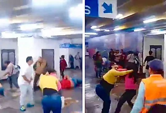 Metro CDMX: violenta pelea entre vagoneros en la estación Hidalgo se vuelve viral | VIDEO