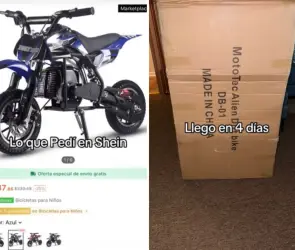 Joven presume moto que compró en Shein por menos de 5 mil pesos y se hace viral