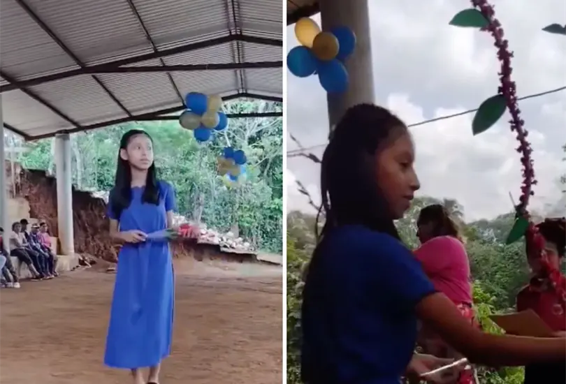 Ni&ntilde;a Chiapaneca se grad&uacute;a en solitario en una comunidad de Chiapas