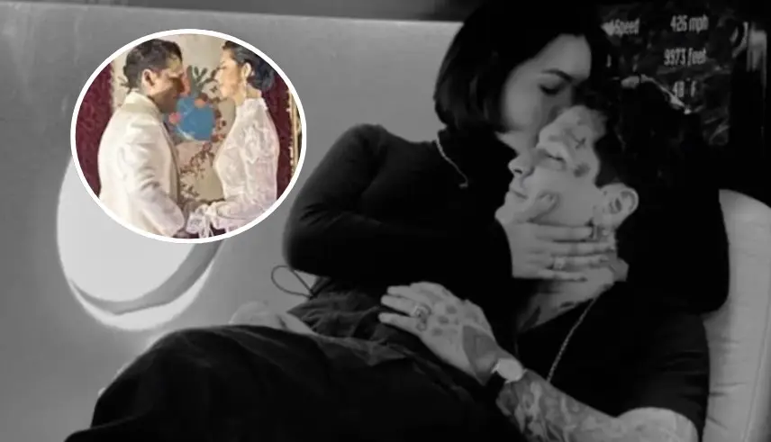 Filtran emotiva foto de Nodal y Ángela como marido y mujer Filtran emotiva foto de Nodal y Ángela como marido y mujer
