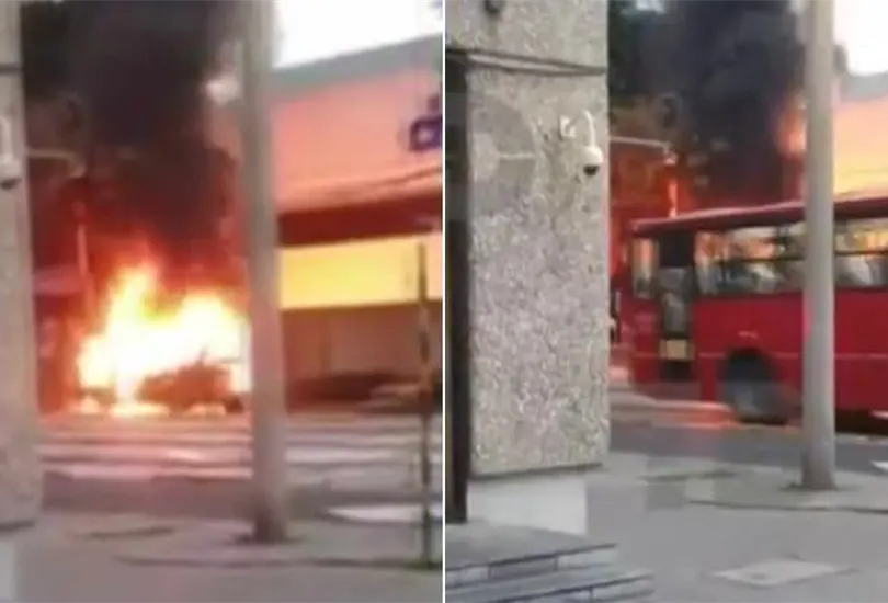 El incendió ocurrió durante las primeras horas de la mañana El incendió ocurrió durante las primeras horas de la mañana