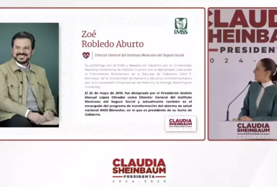 Claudia Sheinbaum deja a Zoé Robledo al frente del IMSS 