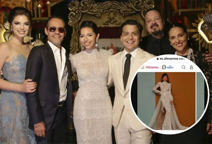 Vestido de novia &Aacute;ngela Aguilar