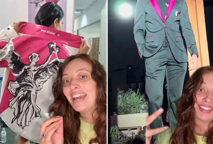 Espa&ntilde;ola critica los trajes de M&eacute;xico