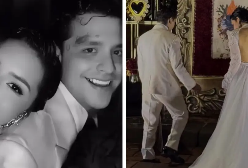 Ángela Aguilar y Christian Nodal comparten su primera FOTO como esposos en redes sociales Ángela Aguilar y Christian Nodal comparten su primera FOTO como esposos en redes sociales