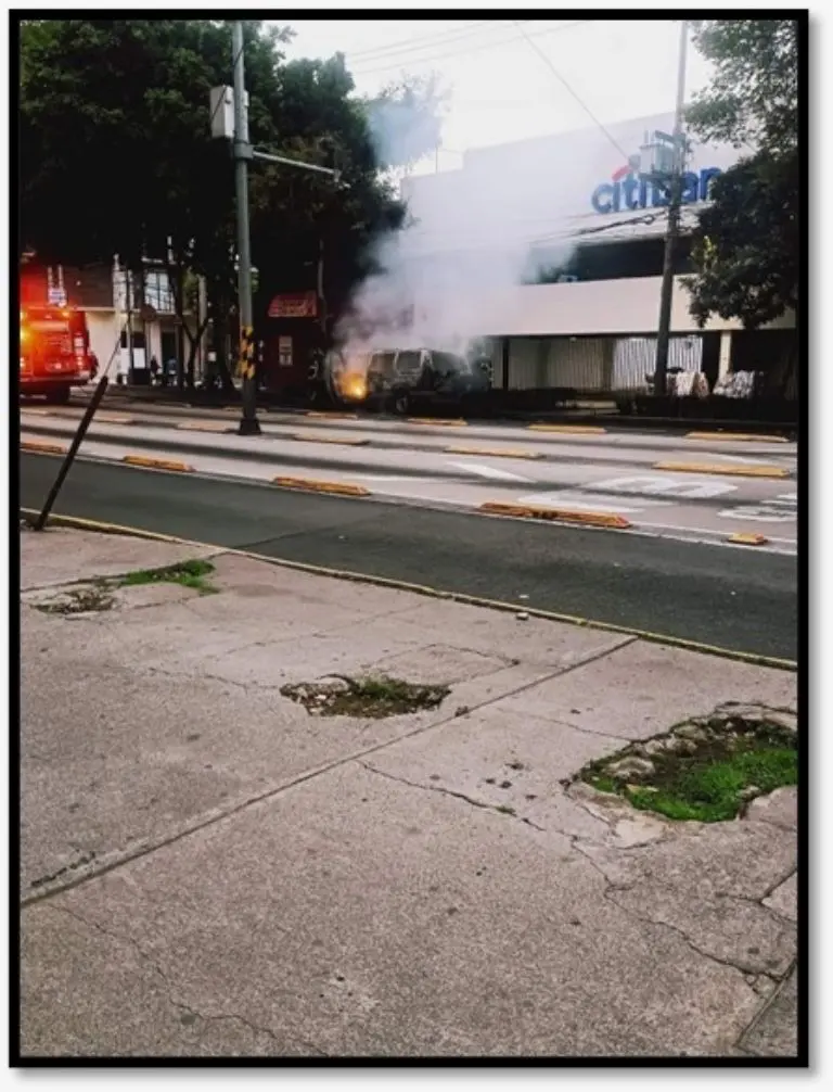 Así se veía el incidenteFoto: Redes