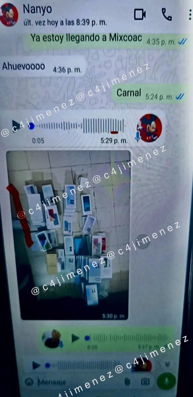 Filtran indignante conversación entre ladrones de celulares de CDMX - @c4jimenez