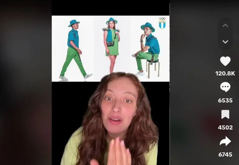 Española se burla de los uniformes de Guatemala (TikTok)
