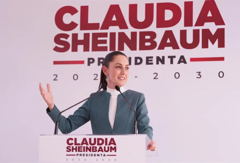 "Mi papel es respetar la decisi&oacute;n": Sheinbaum habla sobre la candidatura de Kamala Harris 