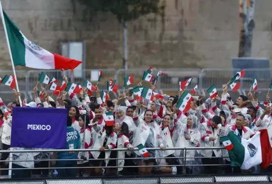 París 2024 | Así fue el desfile de México en la inauguración de los Juegos Olímpicos  