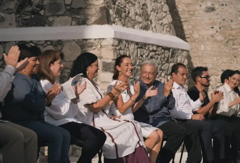 La pr&oacute;xima mandataria se reuni&oacute; con AMLO, con el gobernador de Morelos y la pr&oacute;xima gobernadora del estado