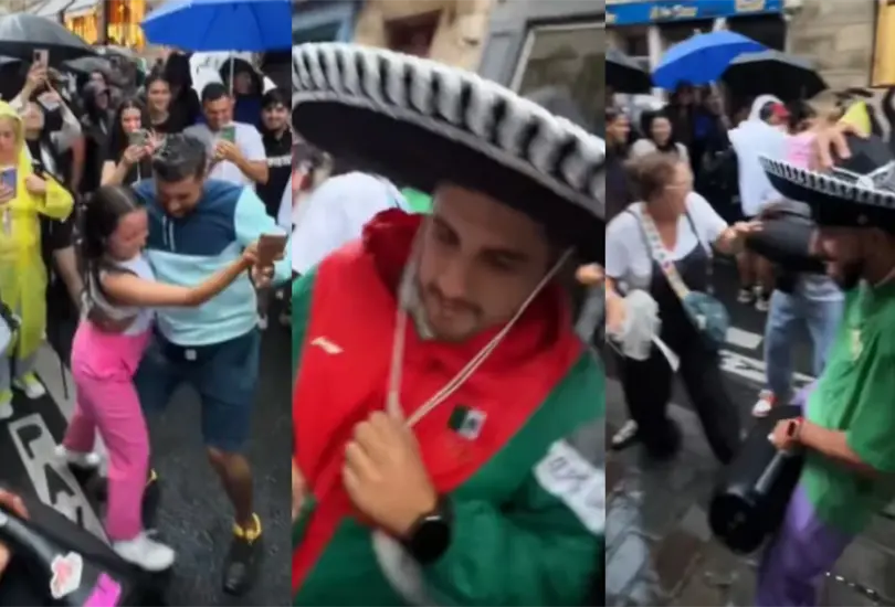 Los mexicanos fueron la sensaci&oacute;n al bailar La Chona y el Sonidito en Par&iacute;s 