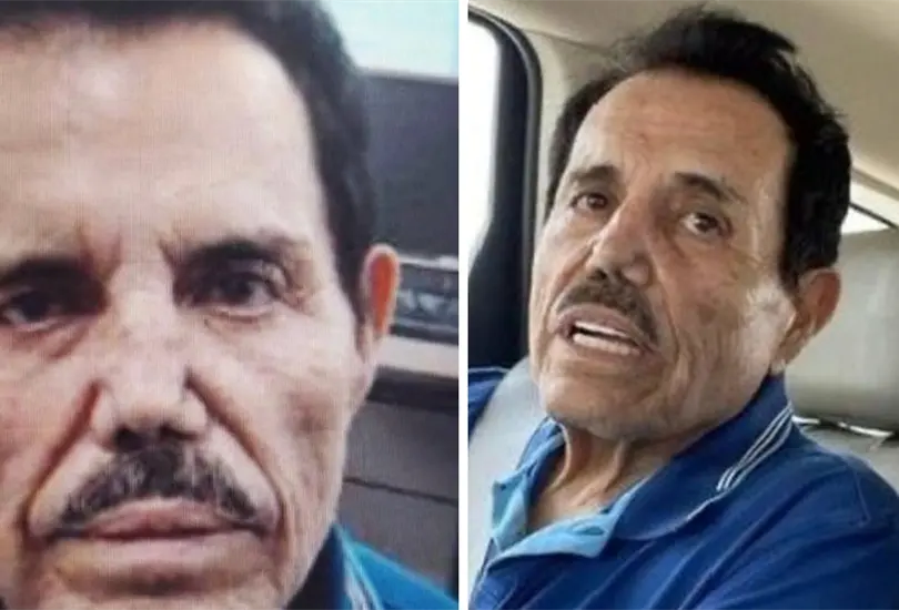 Difunden nueva foto de El Mayo Zambada donde se ve golpeado tras su detenci&oacute;n