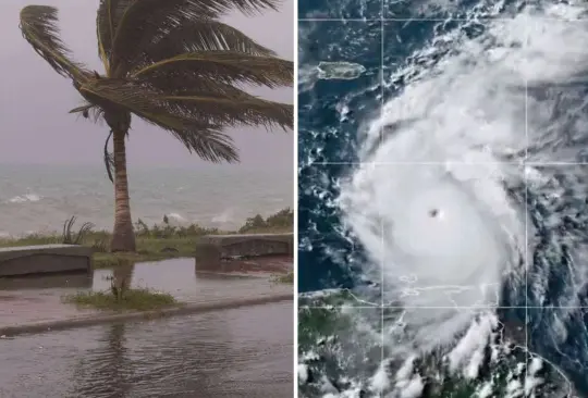 El huracán Beryl ya viene a México. 