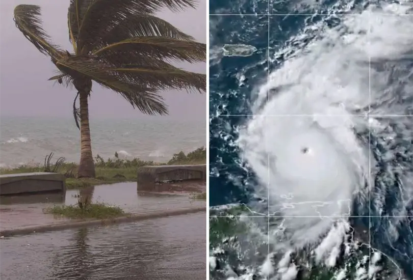 El huracán Beryl ya viene a México. El huracán Beryl ya viene a México.