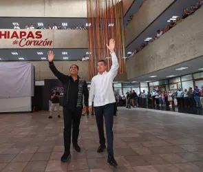 Rutilio Escandón y Eduardo Ramírez sostienen reunión hacia la transición de Chiapas