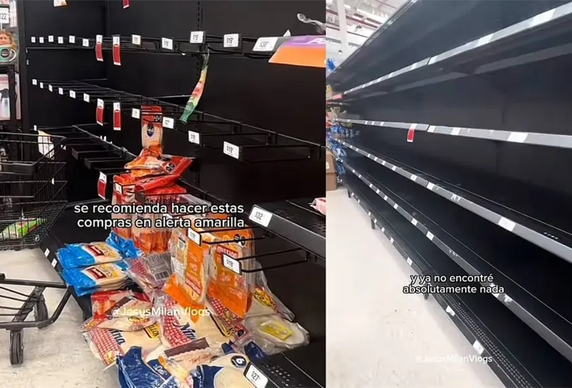 Reportan compras de pánico por huracán Beryl en Cancún Reportan compras de pánico por huracán Beryl en Cancún