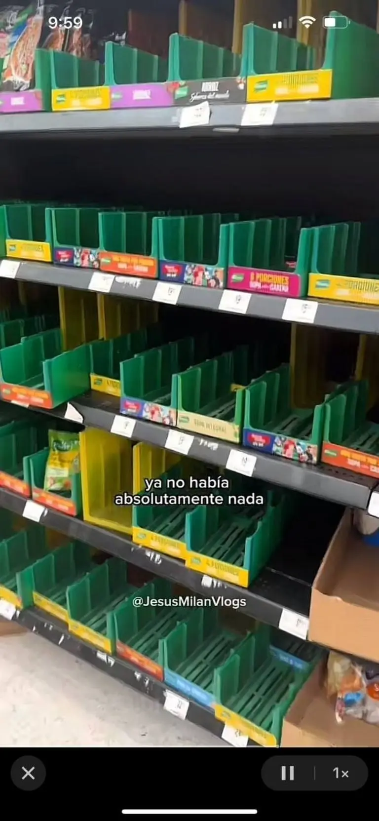 Reportan compras de pánico por huracán Beryl en Cancún - Tomada de video