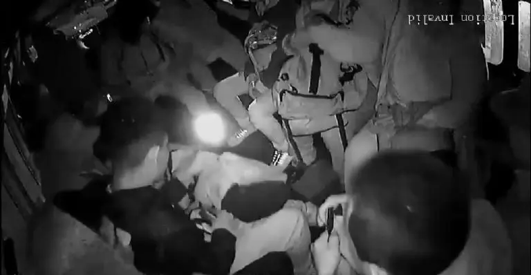 Captan violento robo en transporte público de Naucalpan - Tomada de video