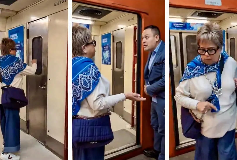 Mujer insulta a conductor del Metro por no avisarle previamente que un hombre se arrojaría a las vías | VIDEO Mujer insulta a conductor del Metro por no avisarle previamente que un hombre se arrojaría a las vías | VIDEO