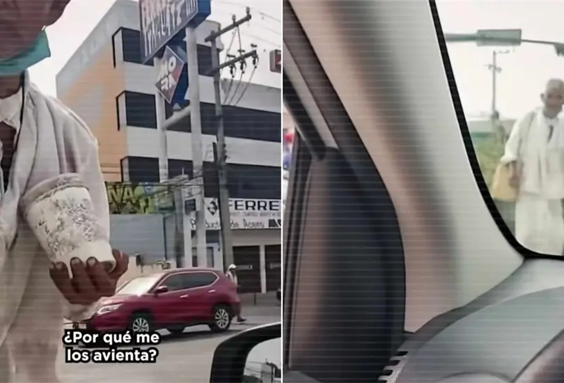 El se&ntilde;or arroja las monedas y se va sin decir una palabra
