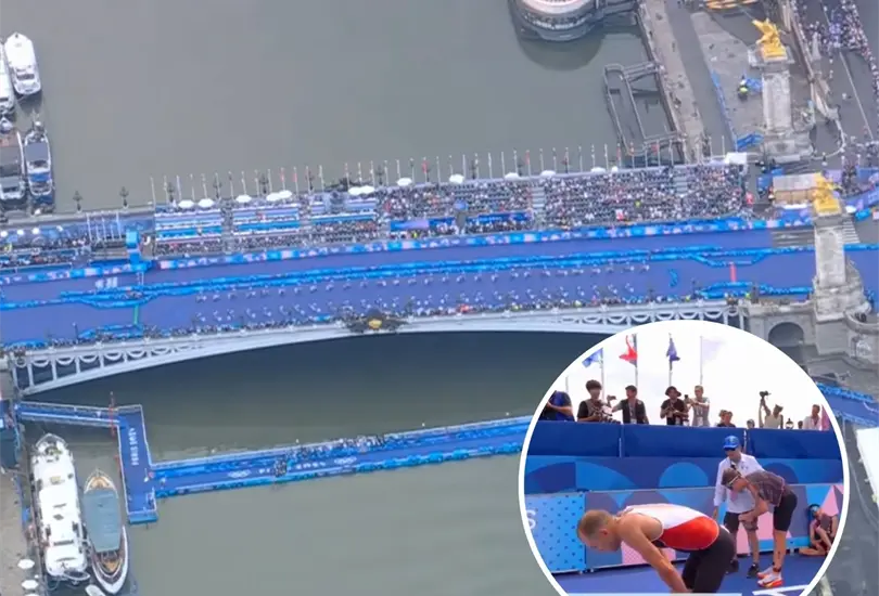 Pol&eacute;mica en el R&iacute;o Sena: atletas presentan v&oacute;mitos y malestares en el triatl&oacute;n por suciedad del agua