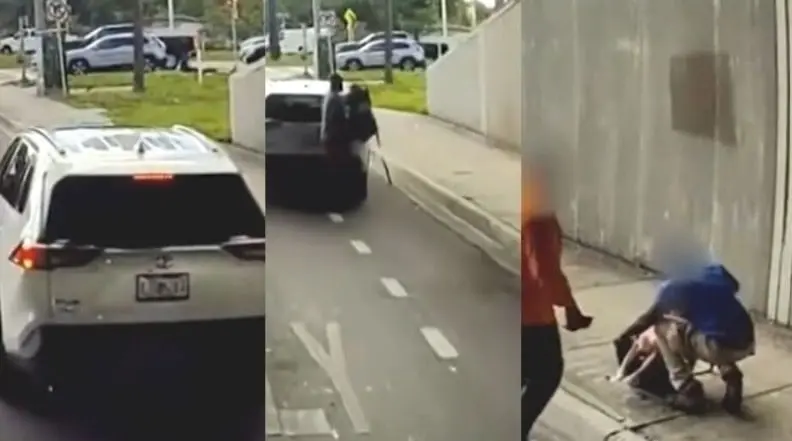 Ladr&oacute;n de autos abandona a ni&ntilde;a en plena carretera 