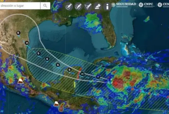 El Huracán Beryl estará llegando durante la madrugada del viernes 5 de julio a Yucatán