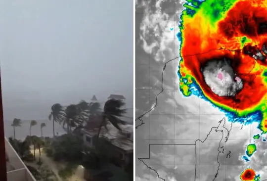 Huracán Beryl en Quintan Roo.