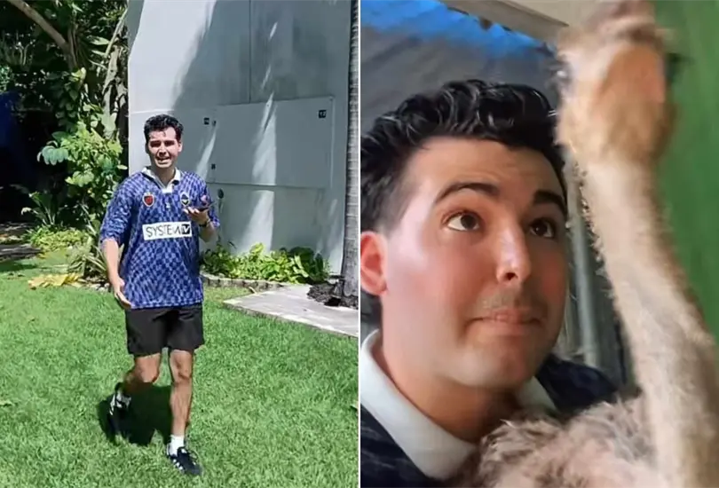 El joven conmov&oacute;i a sus seguidores con sus medidas de seguridad para sus animales