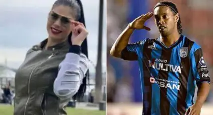 Reviven en redes sociales la supuesta relación entre Paola Salcedo y Ronaldinho cuando jugó en Querétaro