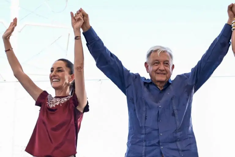 AMLO y Sheinbaum - Cortesía