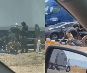 Conductor de camión presuntamente intoxicado choca con caseta y desata persecución policiaca; acusan abuso de autoridad