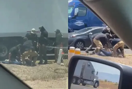 Una persecución policiaca al norte de Sinaloa culminó con la detención de un conductor de un tractocamión, quien presuntamente manejaba bajo la influencia de sustancias intoxicantes Una persecución policiaca al norte de Sinaloa culminó con la detención de un conductor de un tractocamión, quien presuntamente manejaba bajo la influencia de sustancias intoxicantes