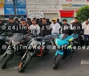 Motociclistas detenidos por arrojar líquido de extintor a autos y transeúntes en CDMX