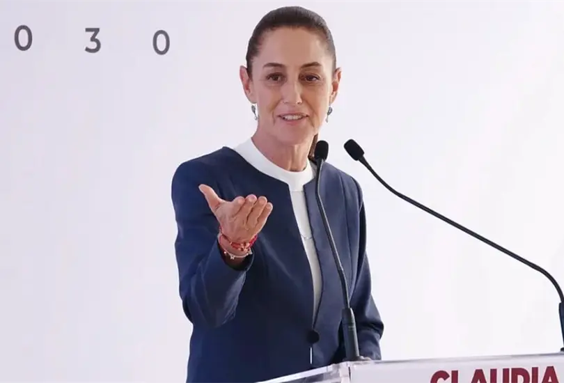 Claudia Sheinbaum en conferencia de prensa de este 8 de julio 