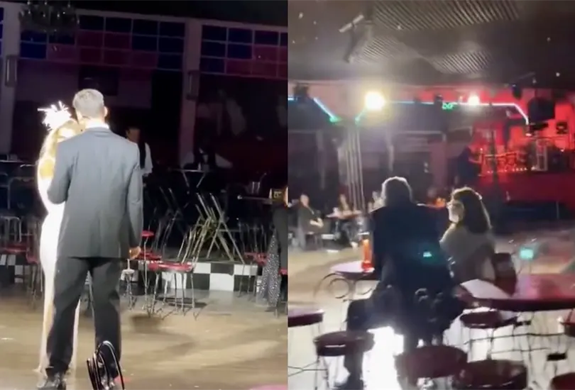 Irina Baeva | Filtran triste video de funci&oacute;n de "Aventurera" semivac&iacute;a: "No sacan ni la renta"