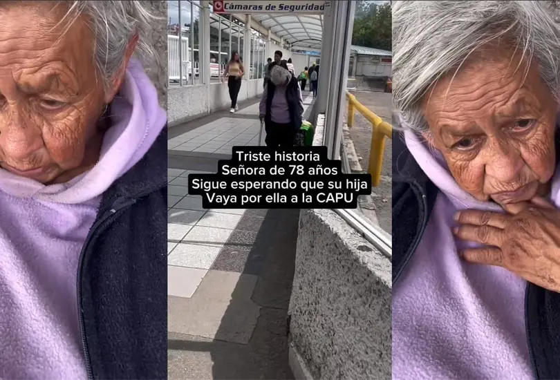 Abuelita lleva dos años esperando a su hija en la Central de Autobuses de Puebla Abuelita lleva dos años esperando a su hija en la Central de Autobuses de Puebla