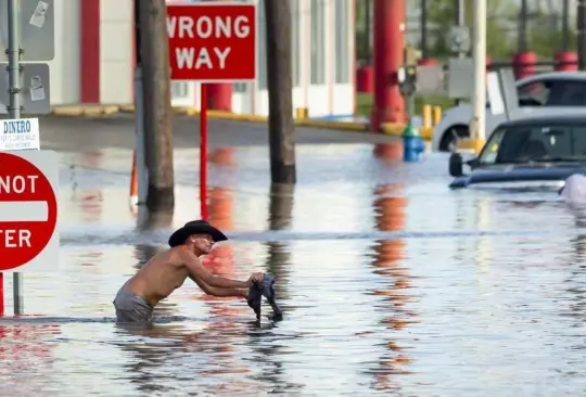 Así se veían las calles de Texas