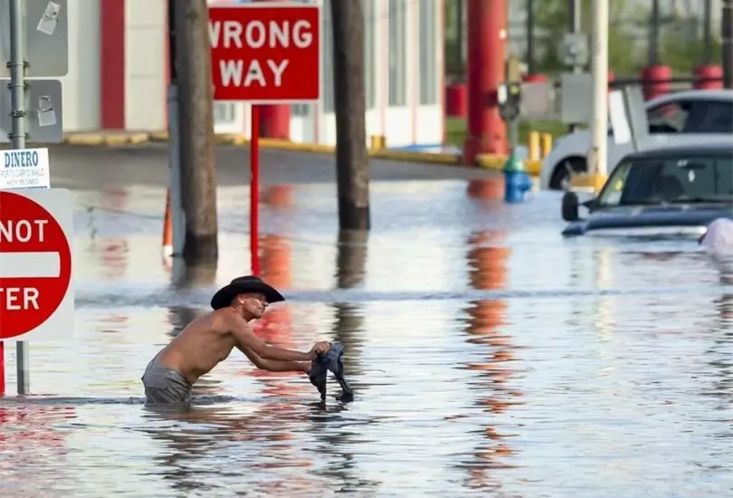 As&iacute; se ve&iacute;an las calles de Texas