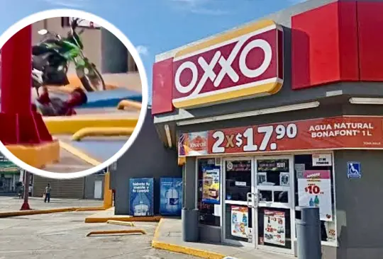 IMÁGENES IMPACTANTES: golpean y cortan manos a hombre frente a un OXXO