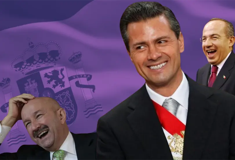 Pe&ntilde;a Nieto, Calder&oacute;n y Salinas de Gortari viven en Madrid.