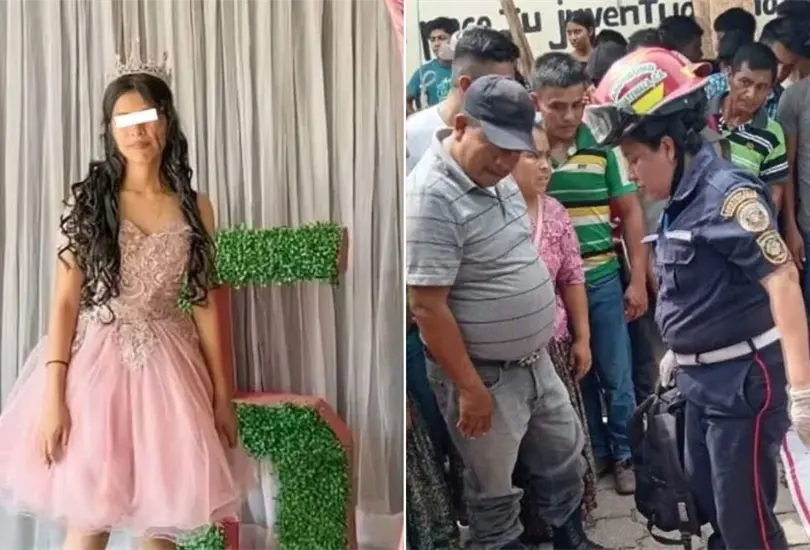 La trágica escena ocurrió durante una sesión de fotos La trágica escena ocurrió durante una sesión de fotos