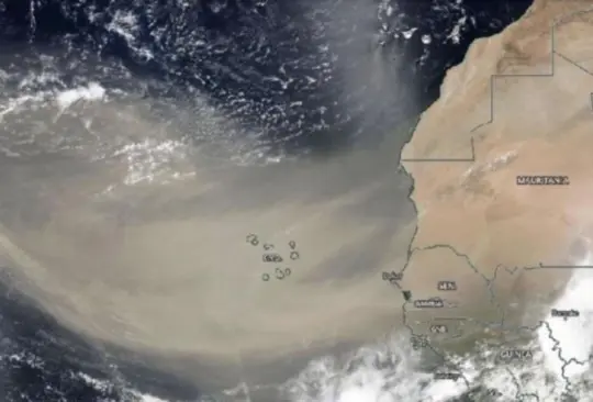 Los polvos del Sahara ya han tenido presencia en el continente en diferentes ocasiones